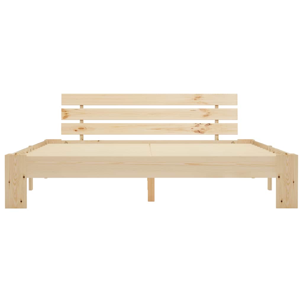 Cadre de lit sans matelas 180x200 cm bois massif de pin