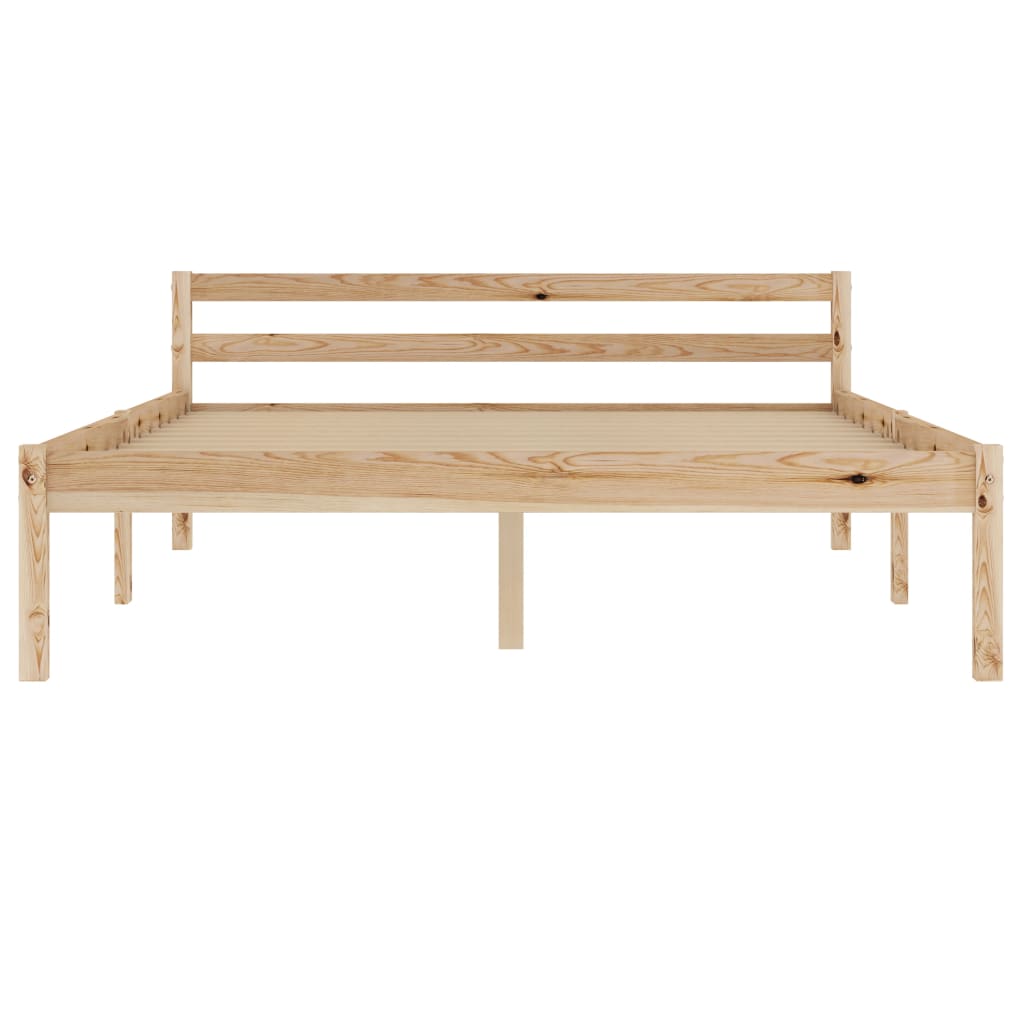 Cadre de lit sans matelas bois de pin massif 120x200 cm - XIOS