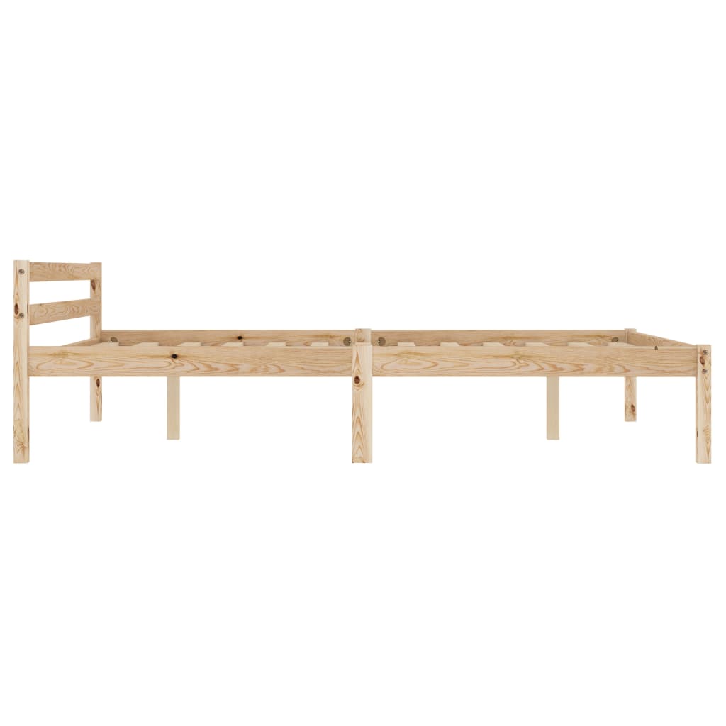 Cadre de lit sans matelas bois massif de pin 140x200 cm - XIOS