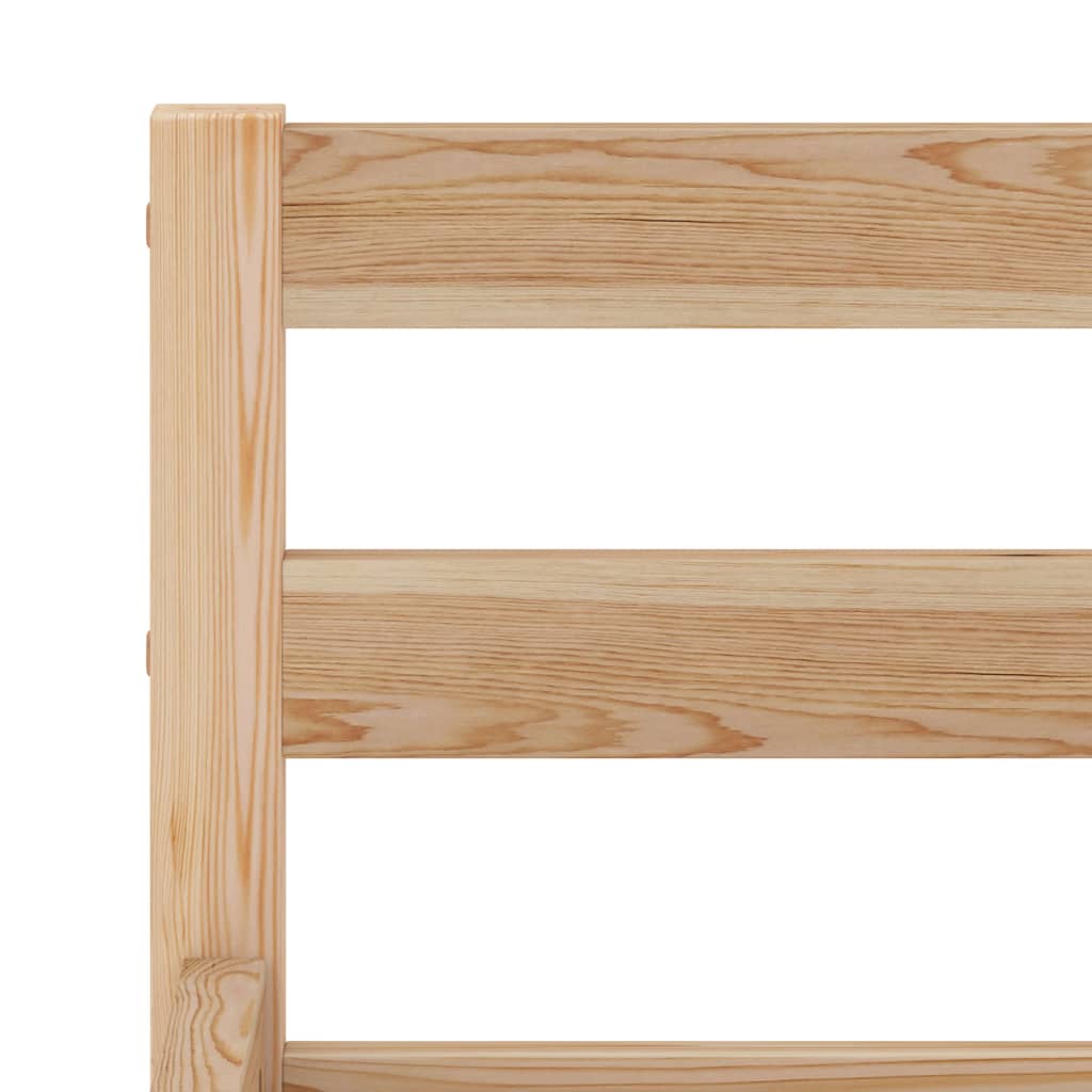 Cadre de lit sans matelas bois massif de pin 140x200 cm - XIOS