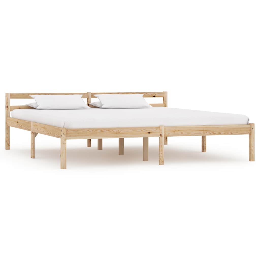 Cadre de lit sans matelas bois massif de pin 160x200 cm - XIOS