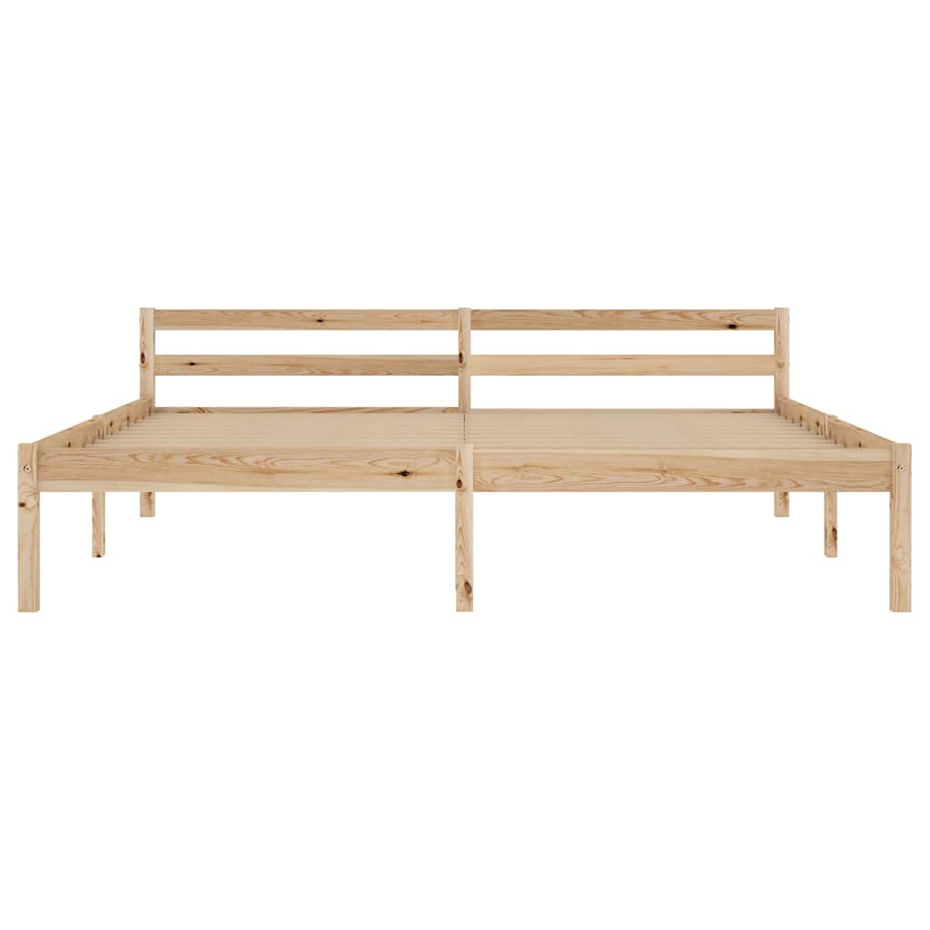 Cadre de lit sans matelas bois massif de pin 160x200 cm - XIOS