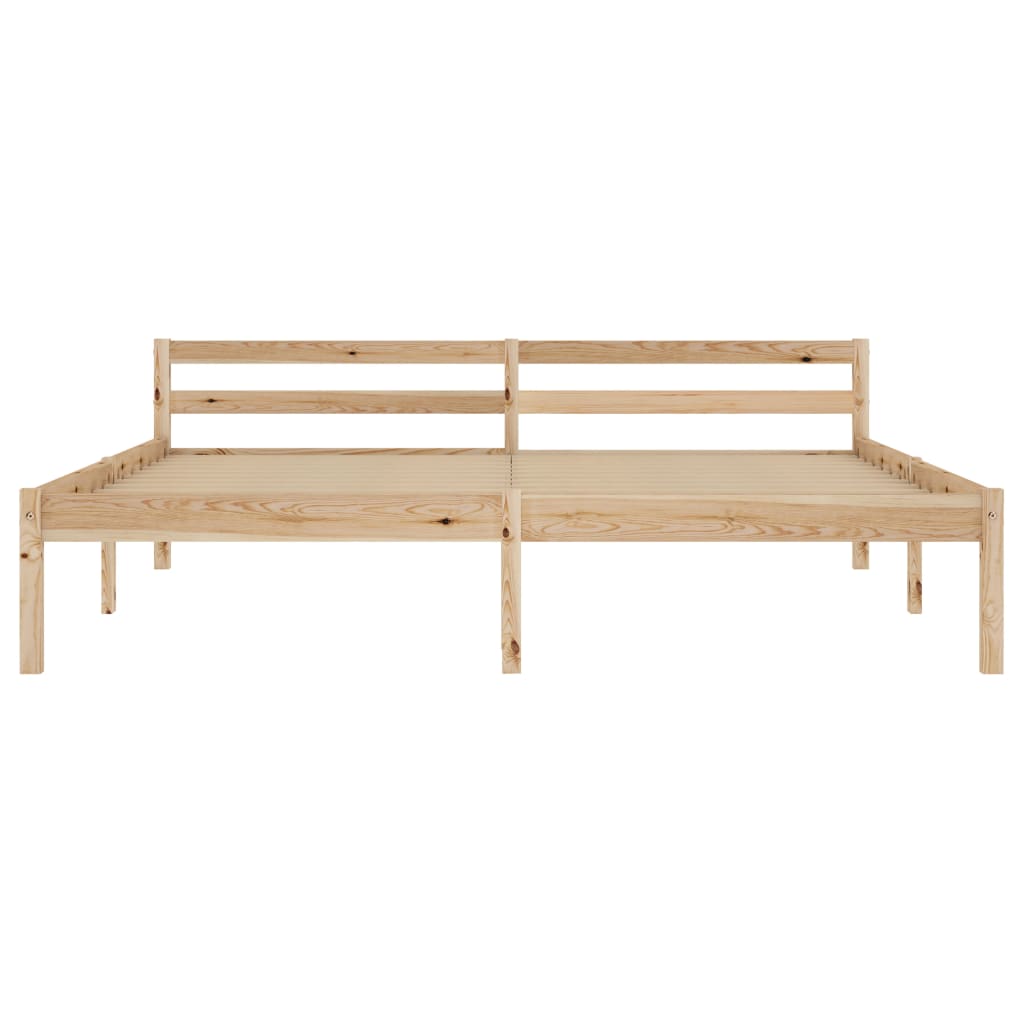 Cadre de lit sans matelas bois massif de pin 160x200 cm - XIOS