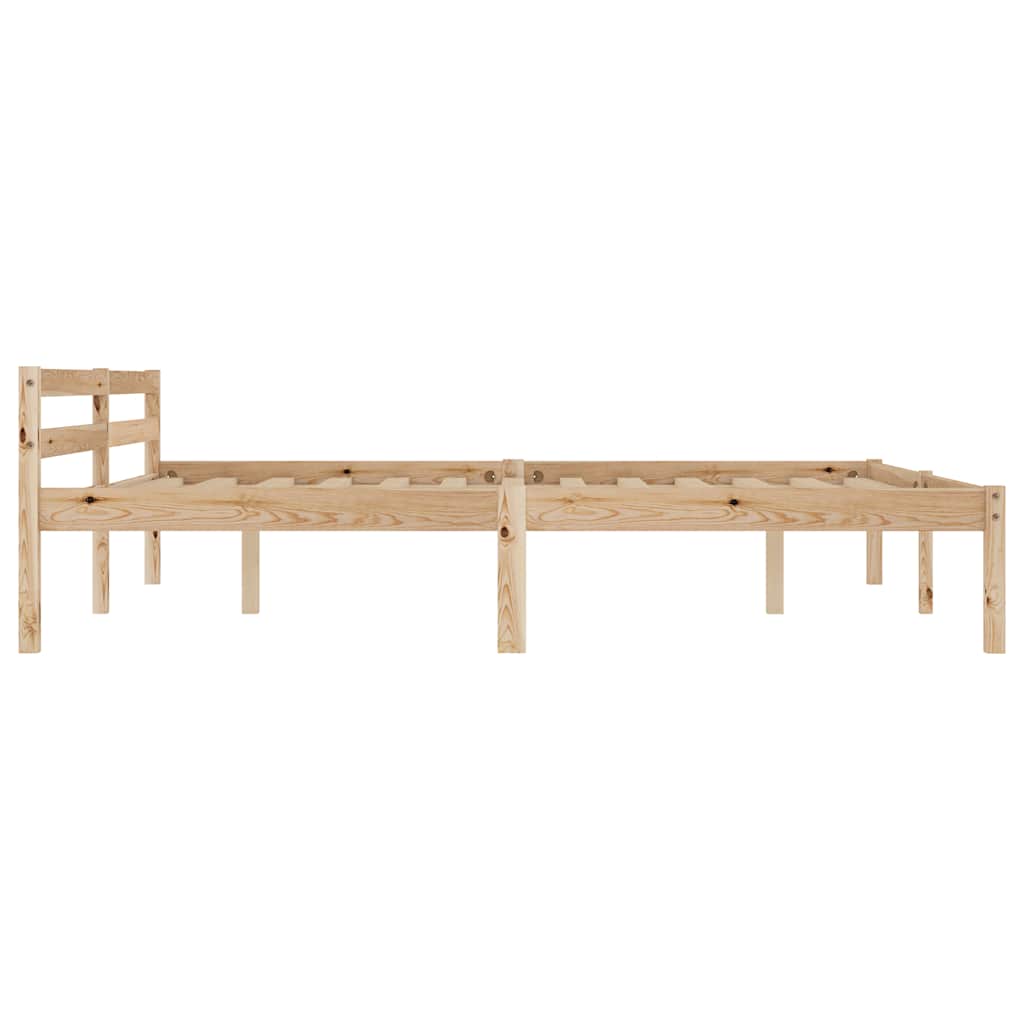 Cadre de lit sans matelas bois massif de pin 160x200 cm - XIOS