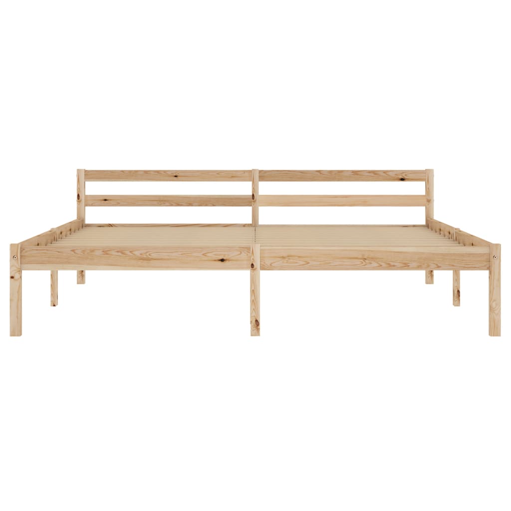 Cadre de lit sans matelas bois massif de pin 180x200 cm - XIOS
