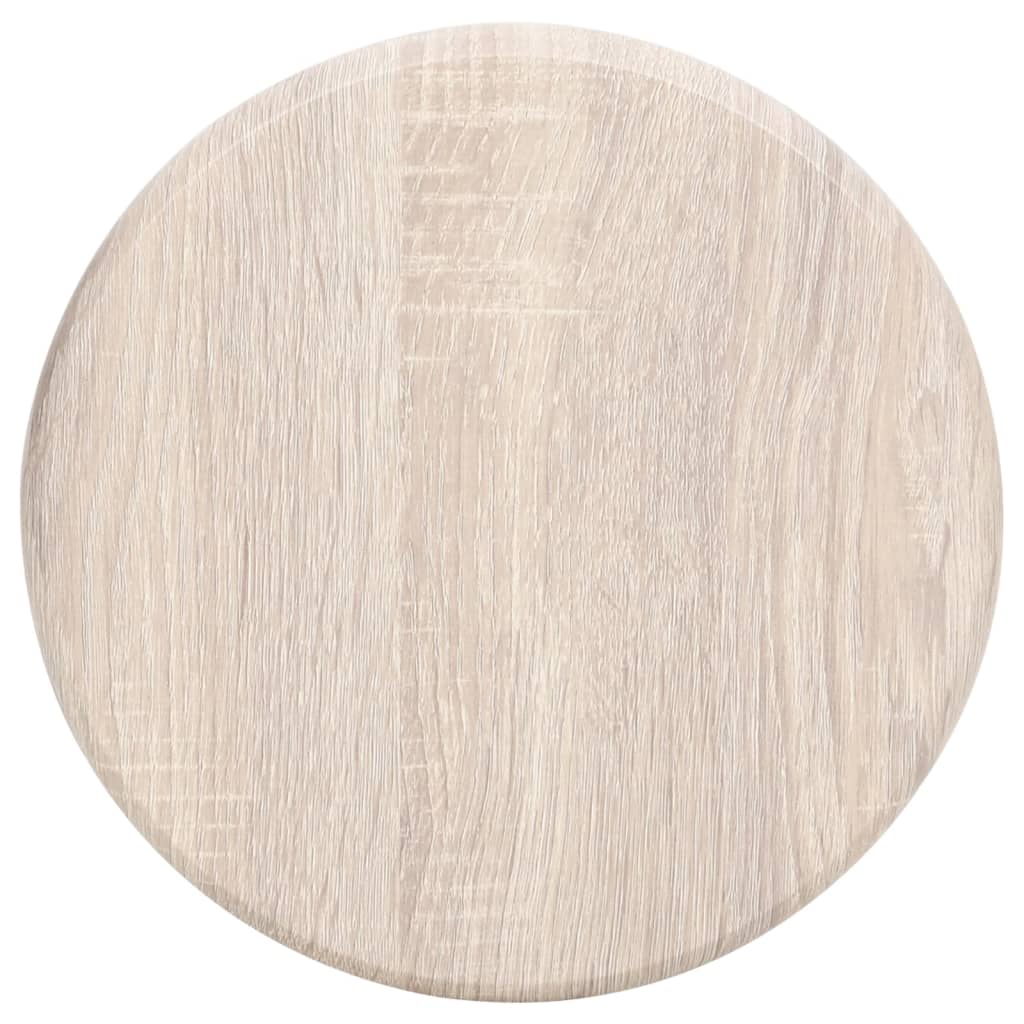 Tabourets de bar lot de 2 noir MDF - XIOS