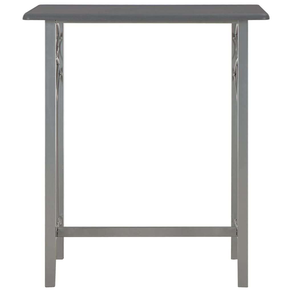 Ensemble de bar 3 pcs Bois et acier Anthracite - XIOS