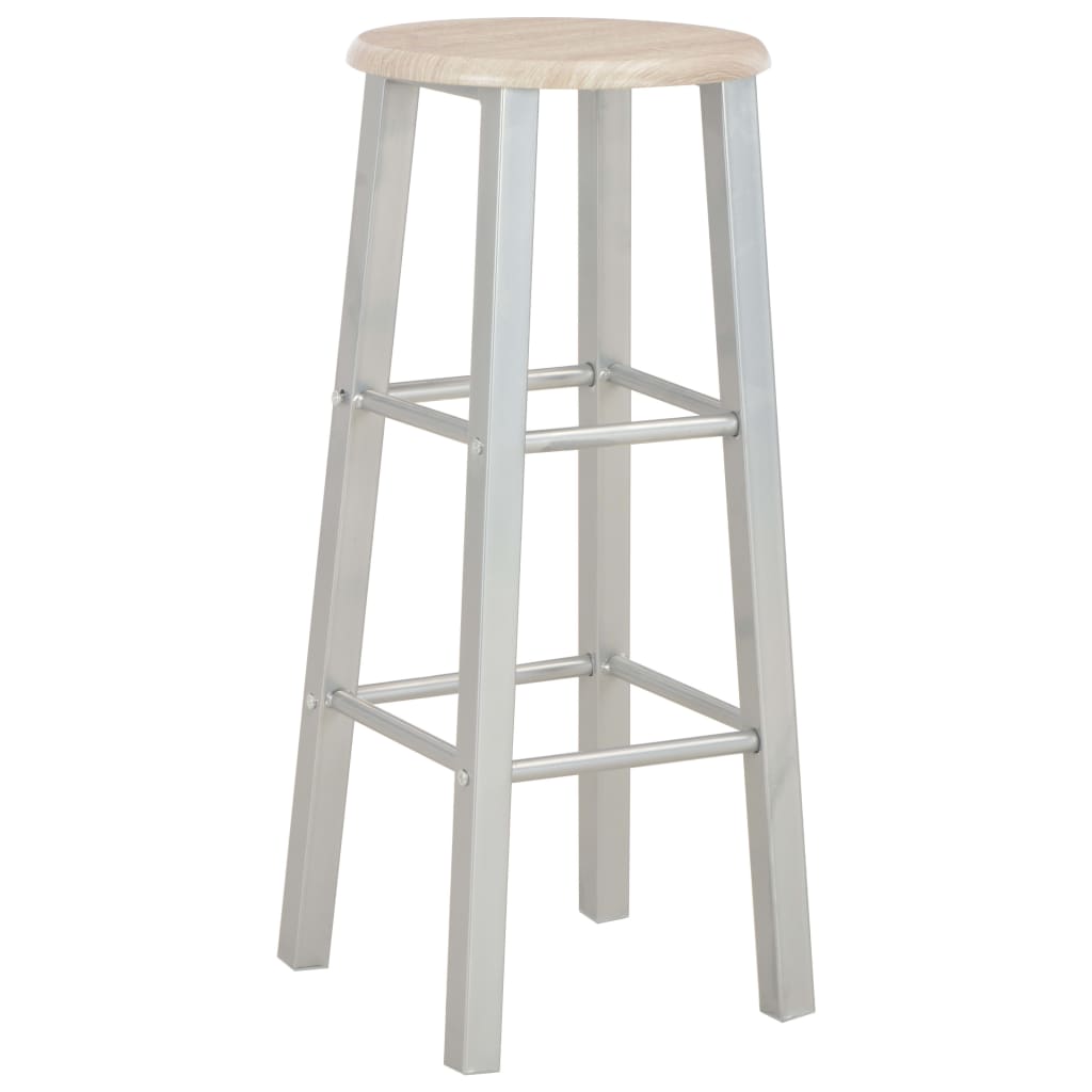 Ensemble de bar 3 pcs Bois et acier - XIOS
