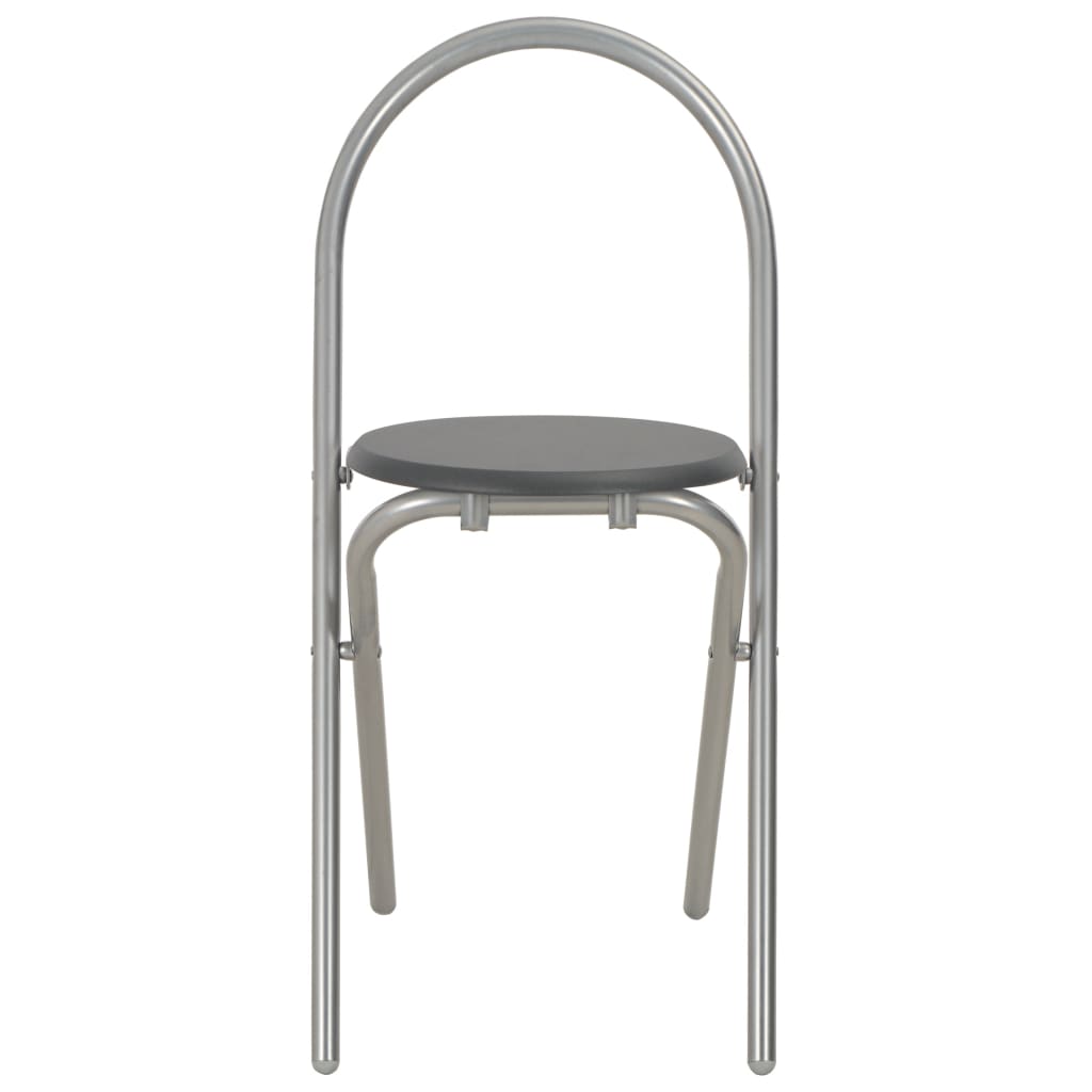 Ensemble à dîner pliant 3 pcs et étagère de rangement MDF acier - XIOS