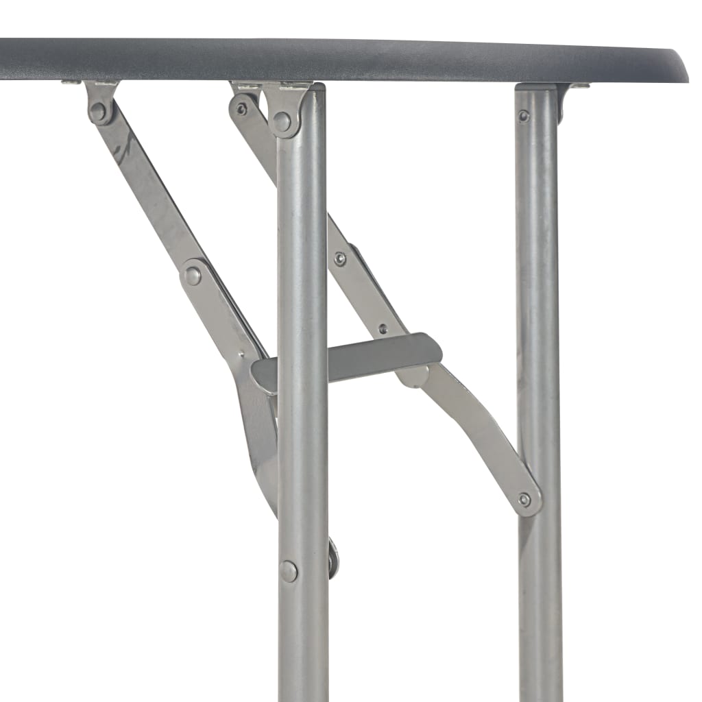 Ensemble à dîner pliant 3 pcs et étagère de rangement MDF acier - XIOS