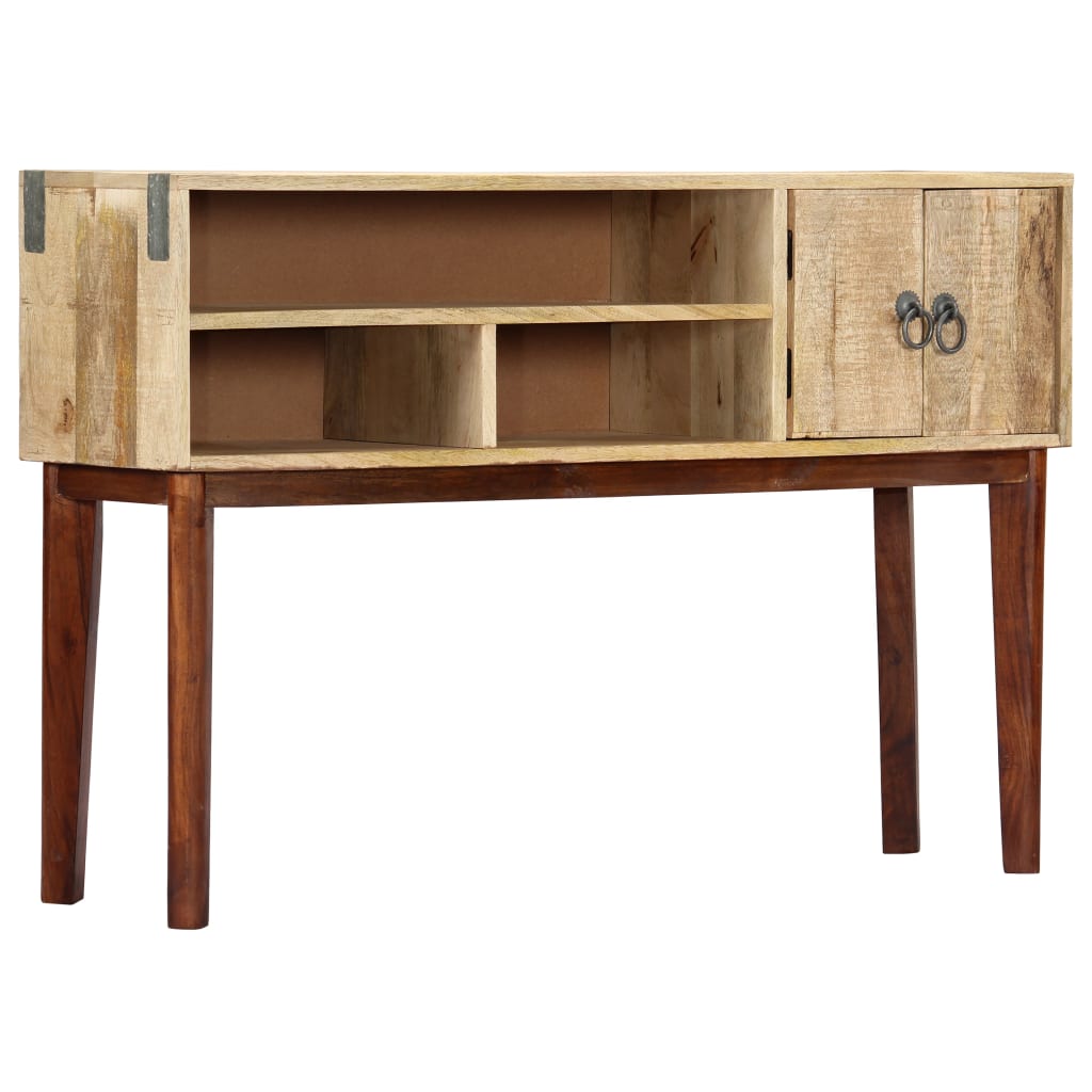 Table console 115x30x76 cm Bois de manguier massif brut - XIOS