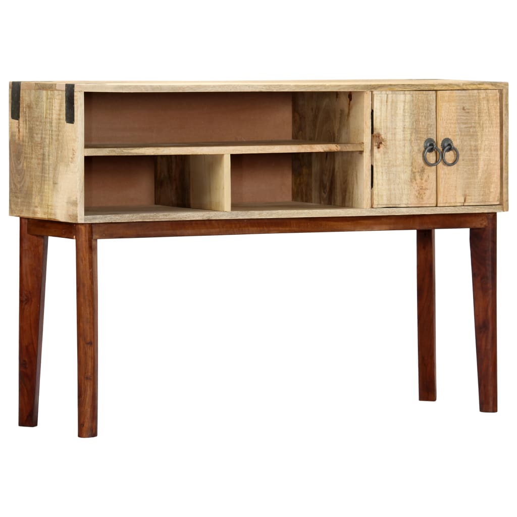 Table console 115x30x76 cm Bois de manguier massif brut - XIOS