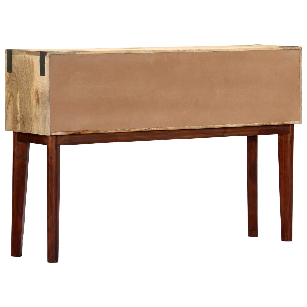Table console 115x30x76 cm Bois de manguier massif brut - XIOS