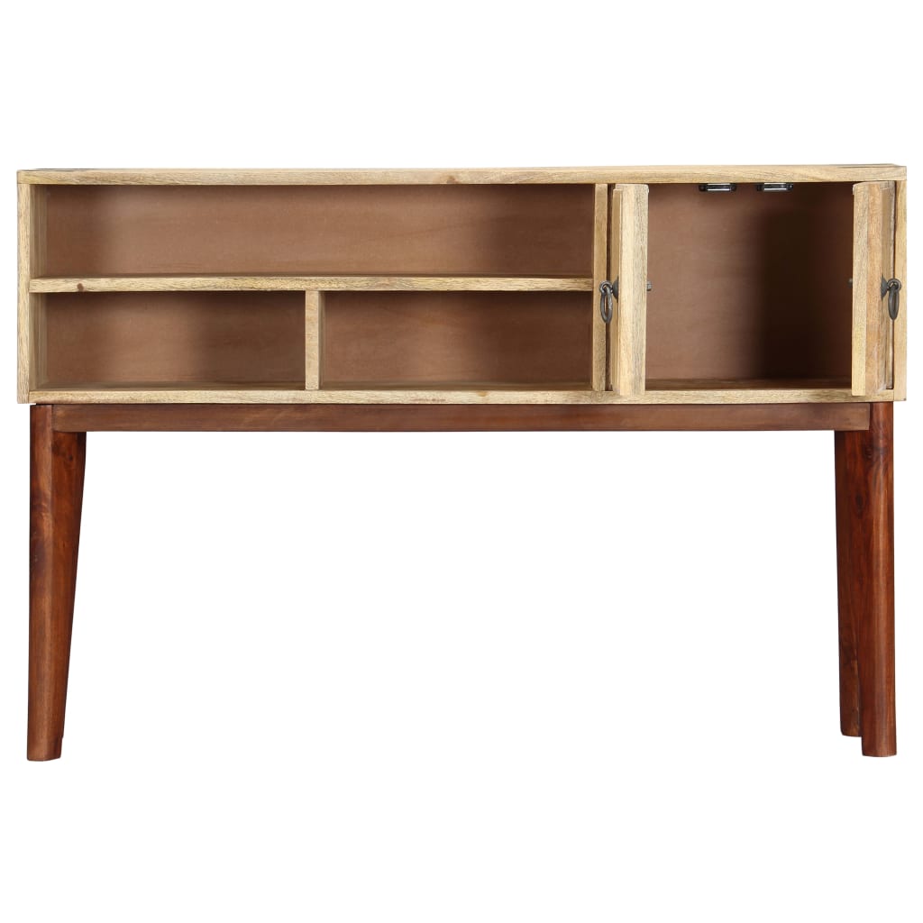 Table console 115x30x76 cm Bois de manguier massif brut - XIOS
