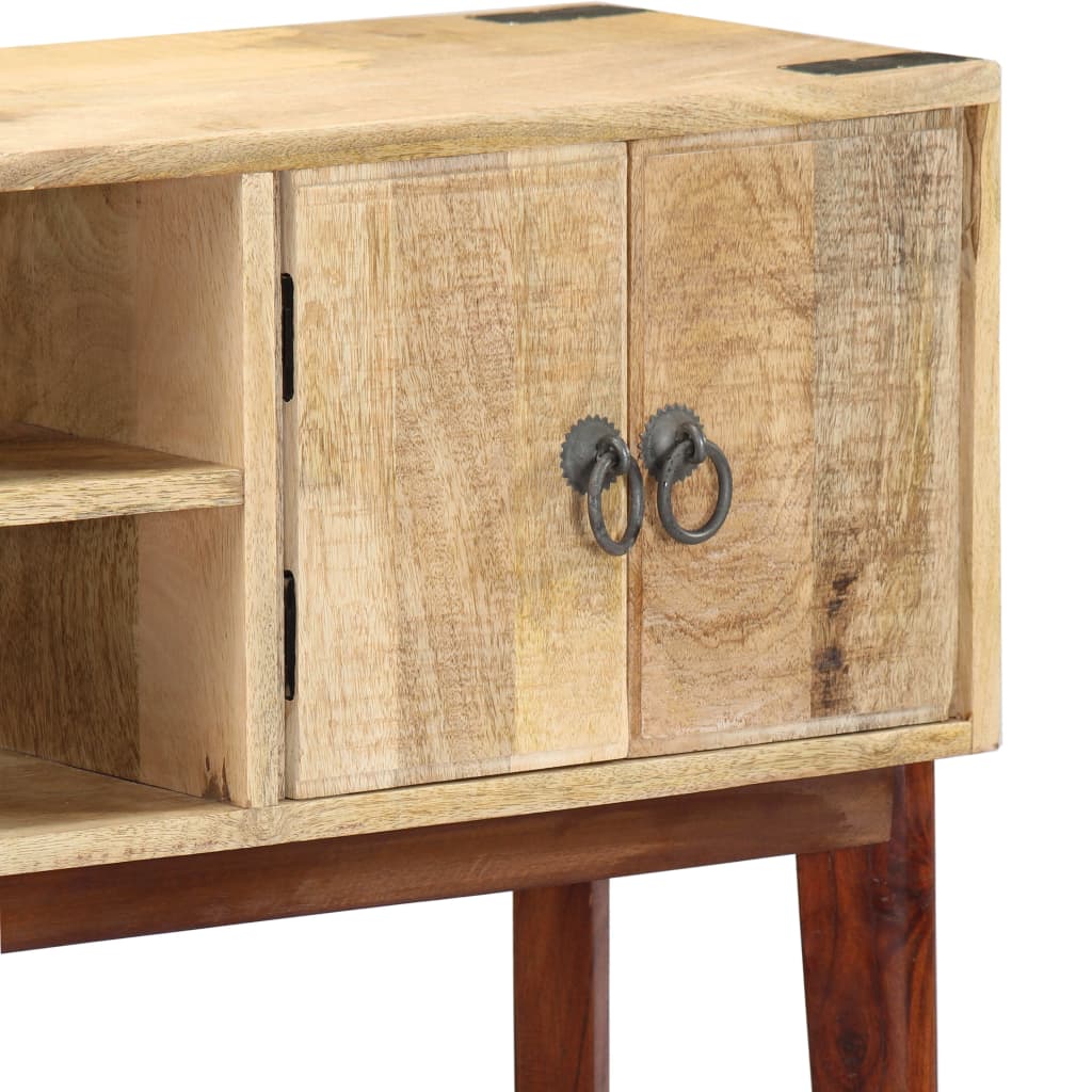 Table console 115x30x76 cm Bois de manguier massif brut - XIOS