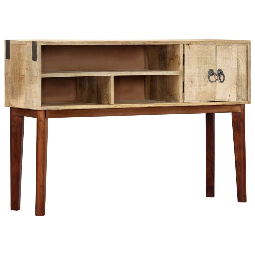 Table console 115x30x76 cm Bois de manguier massif brut - XIOS
