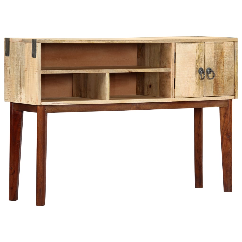 Table console 115x30x76 cm Bois de manguier massif brut - XIOS