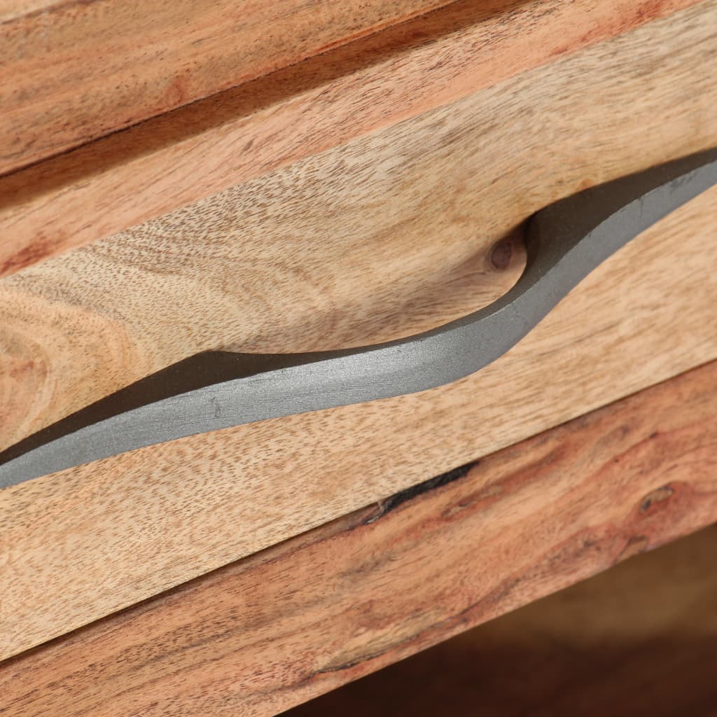 Table basse 110x52x45 cm Bois d'acacia solide - XIOS