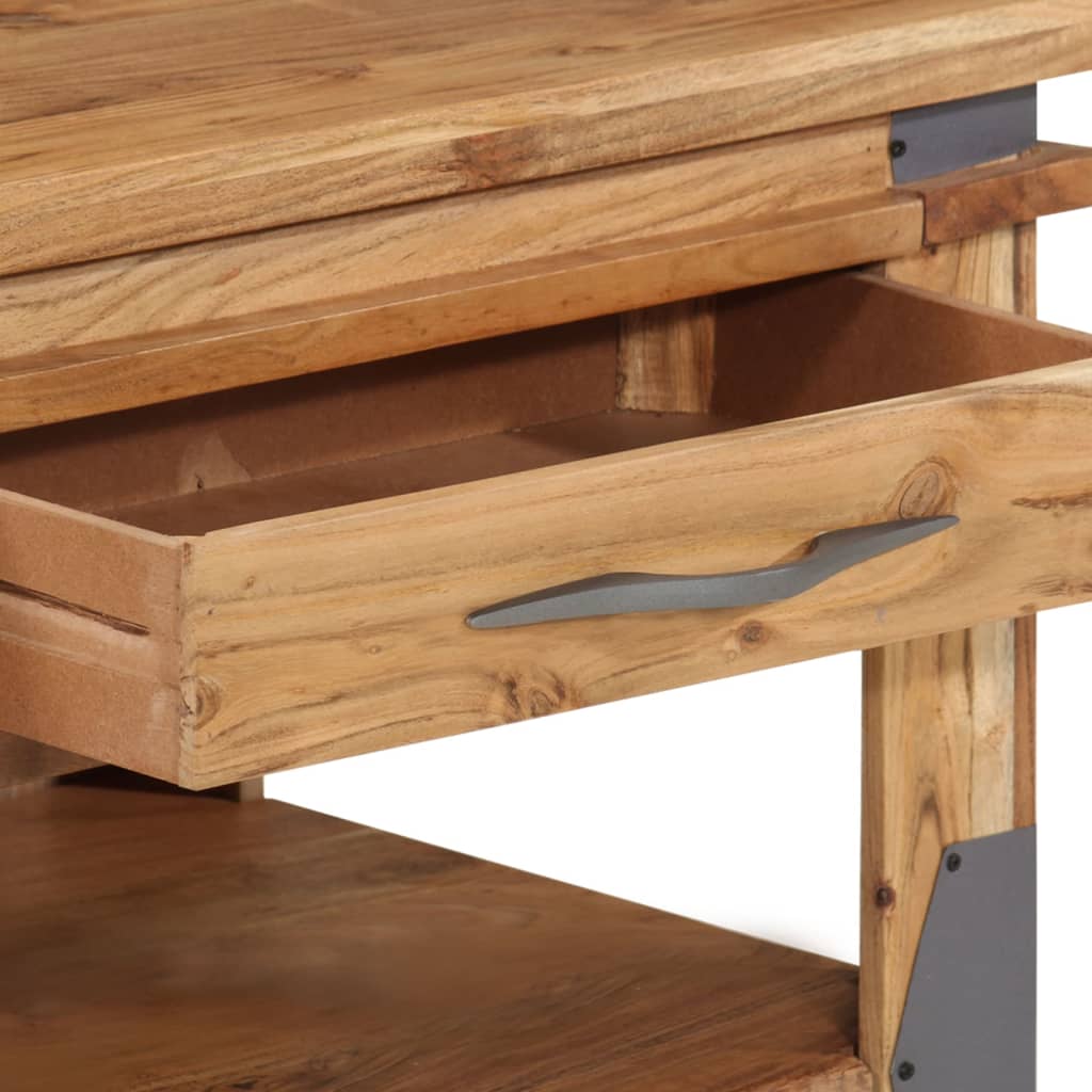 Table basse 110x52x45 cm Bois d'acacia solide - XIOS