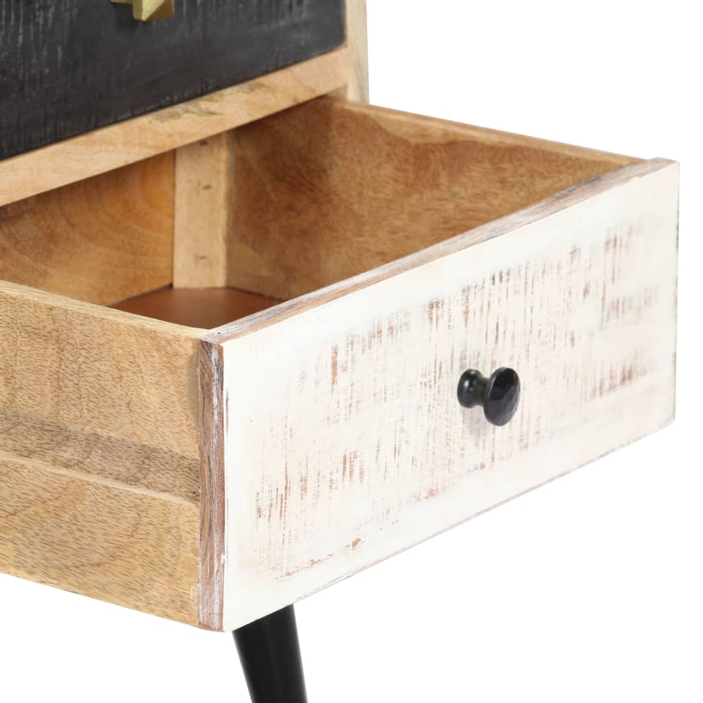 Meuble TV 115x30x47 cm Bois massif de manguier - XIOS