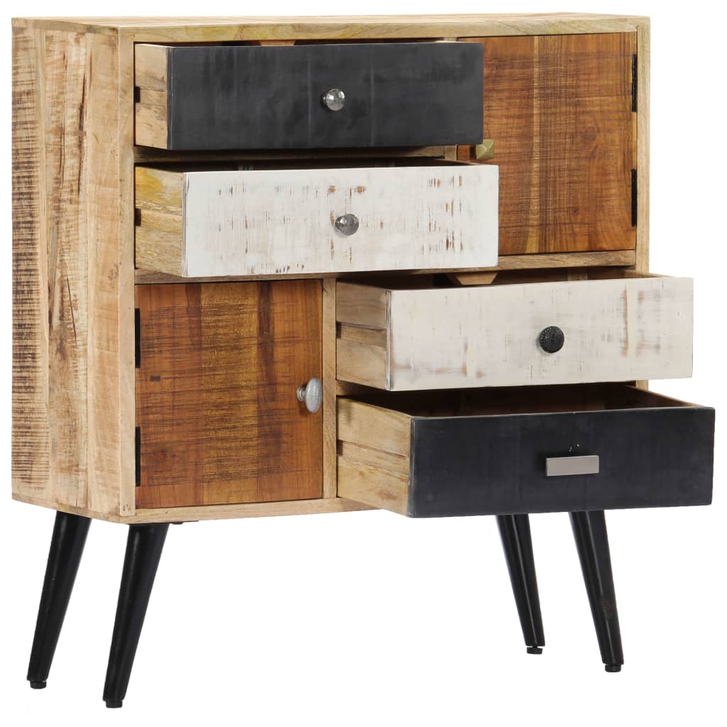 Buffet 70x30x78 cm Bois de manguier massif - XIOS