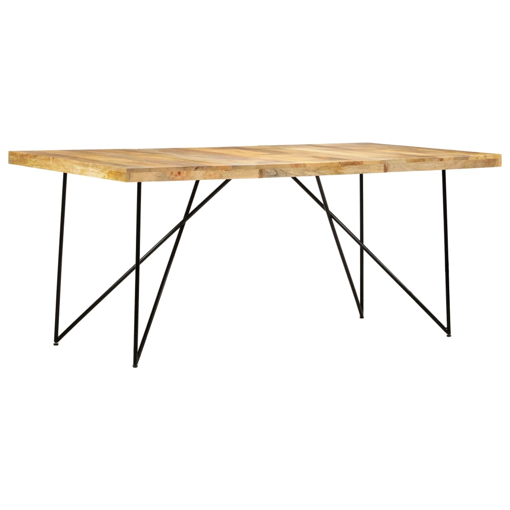 Table à manger 180x90x76 cm Bois de manguier massif - XIOS