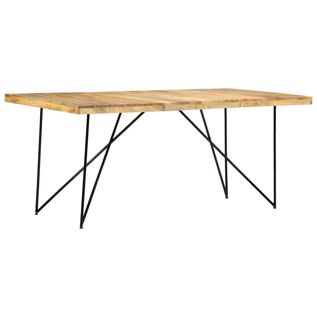 Table à manger 180x90x76 cm Bois de manguier massif - XIOS