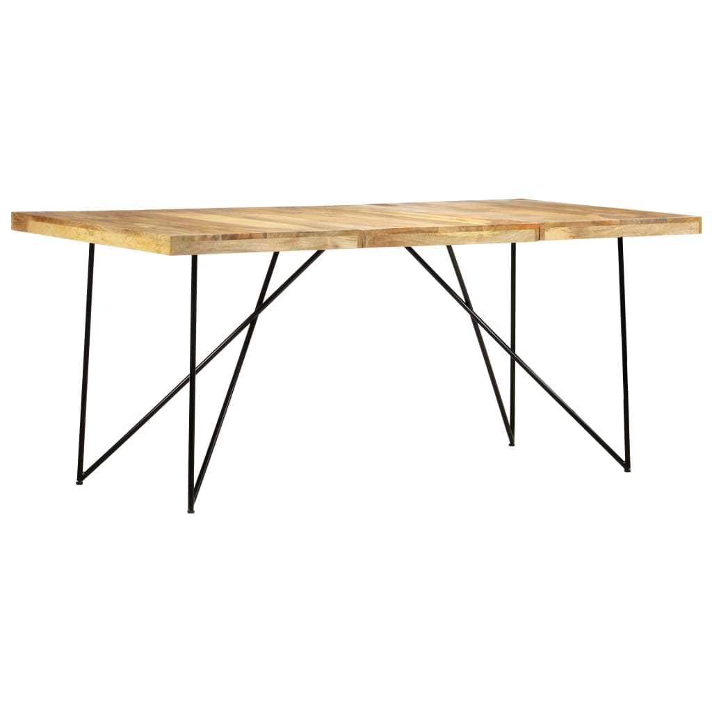 Table à manger 180x90x76 cm Bois de manguier massif - XIOS