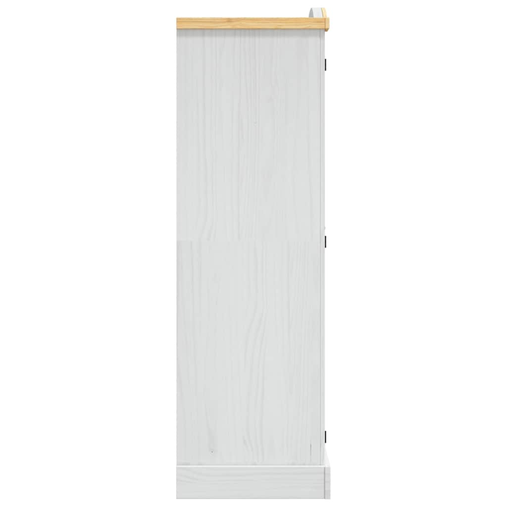Garde-robe avec 2 portes Gamme Corona pin mexicain Blanc - XIOS