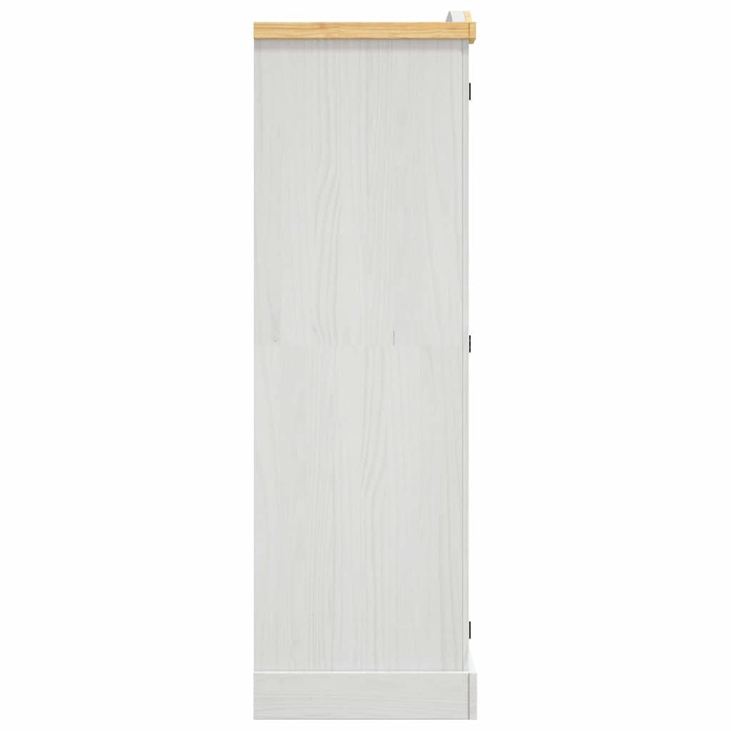 Garde-robe avec 3 portes Gamme Corona pin mexicain Blanc - XIOS