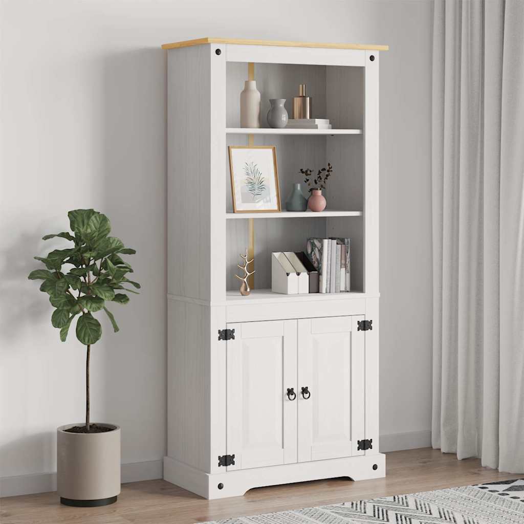 Placard Gamme Corona Pin mexicain Blanc 80x40x170 cm - XIOS