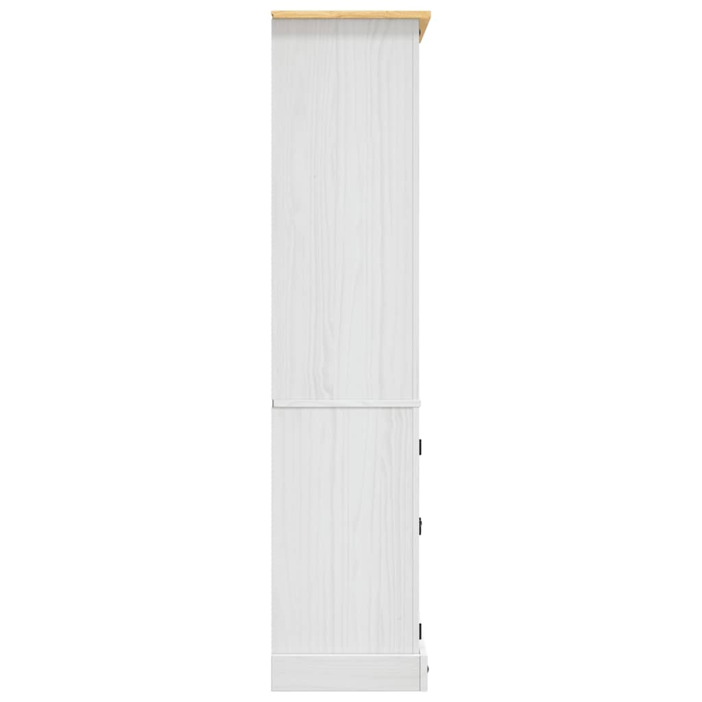 Placard Gamme Corona Pin mexicain Blanc 80x40x170 cm - XIOS