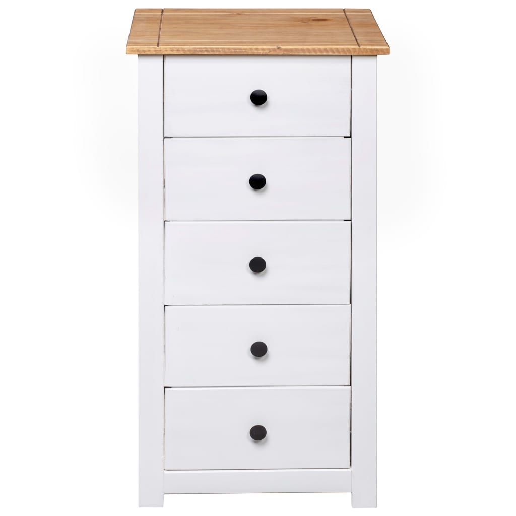 Buffet Blanc 46x40x89 cm Pin Gamme Panama - XIOS