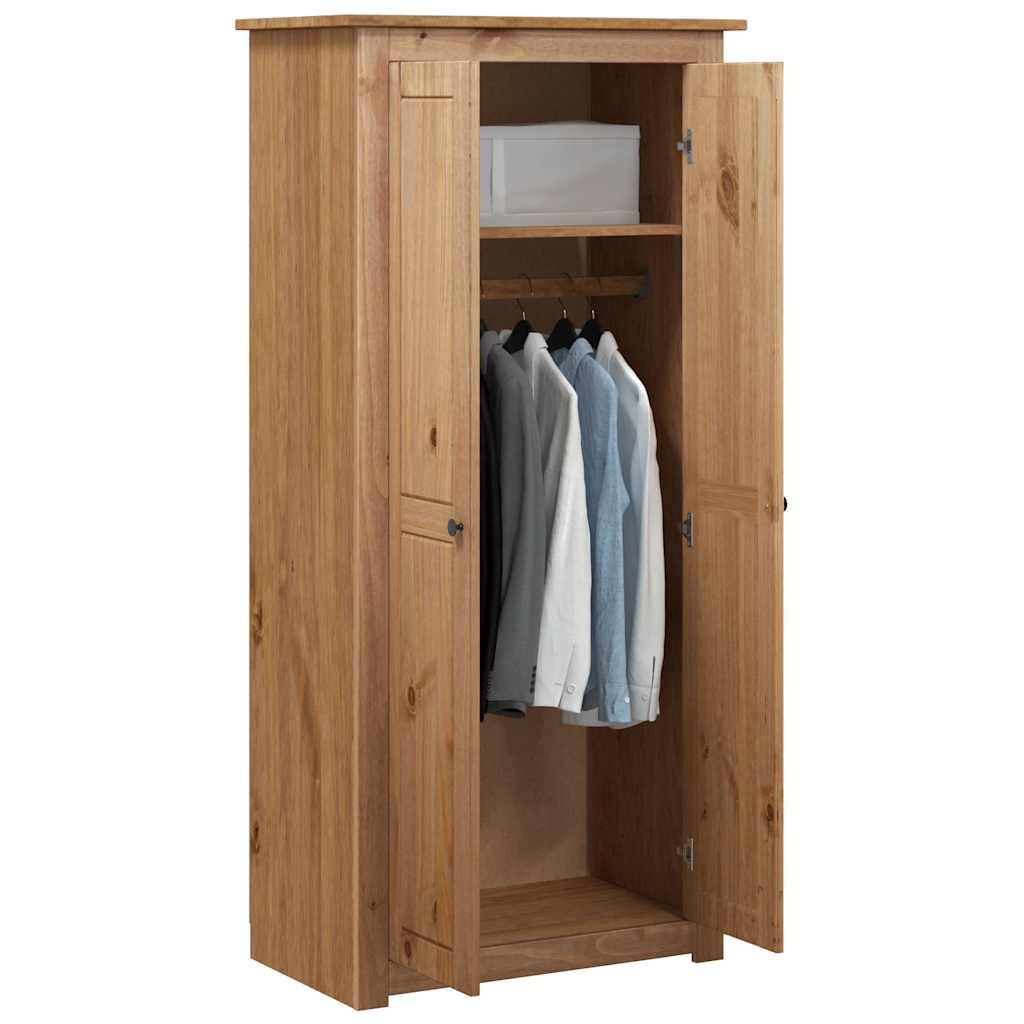 Garde-robe 80x50x171,5 cm Pin massif Assortiment Panama - XIOS