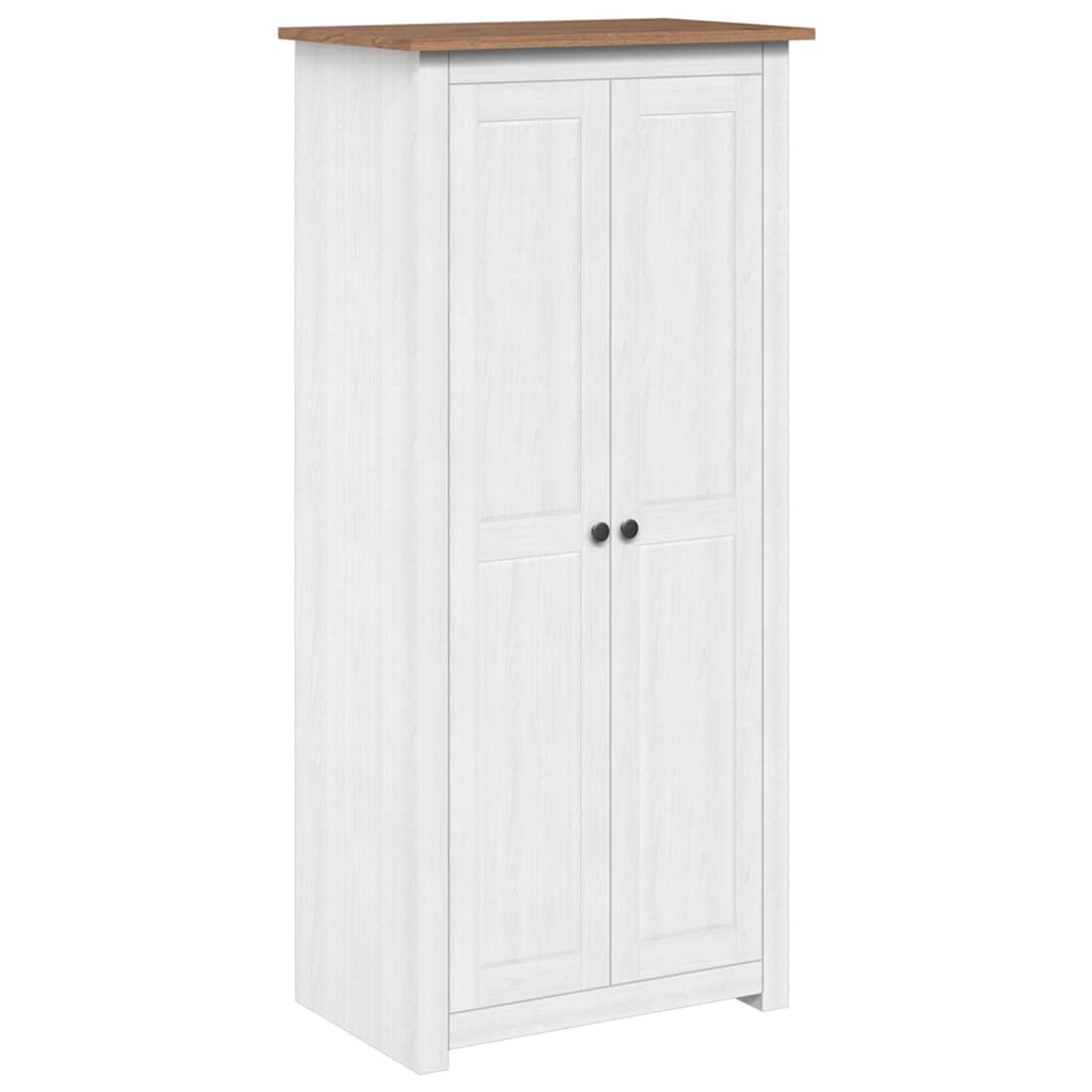 Garde-robe Blanc 80x50x171,5 cm Pin massif Assortiment Panama