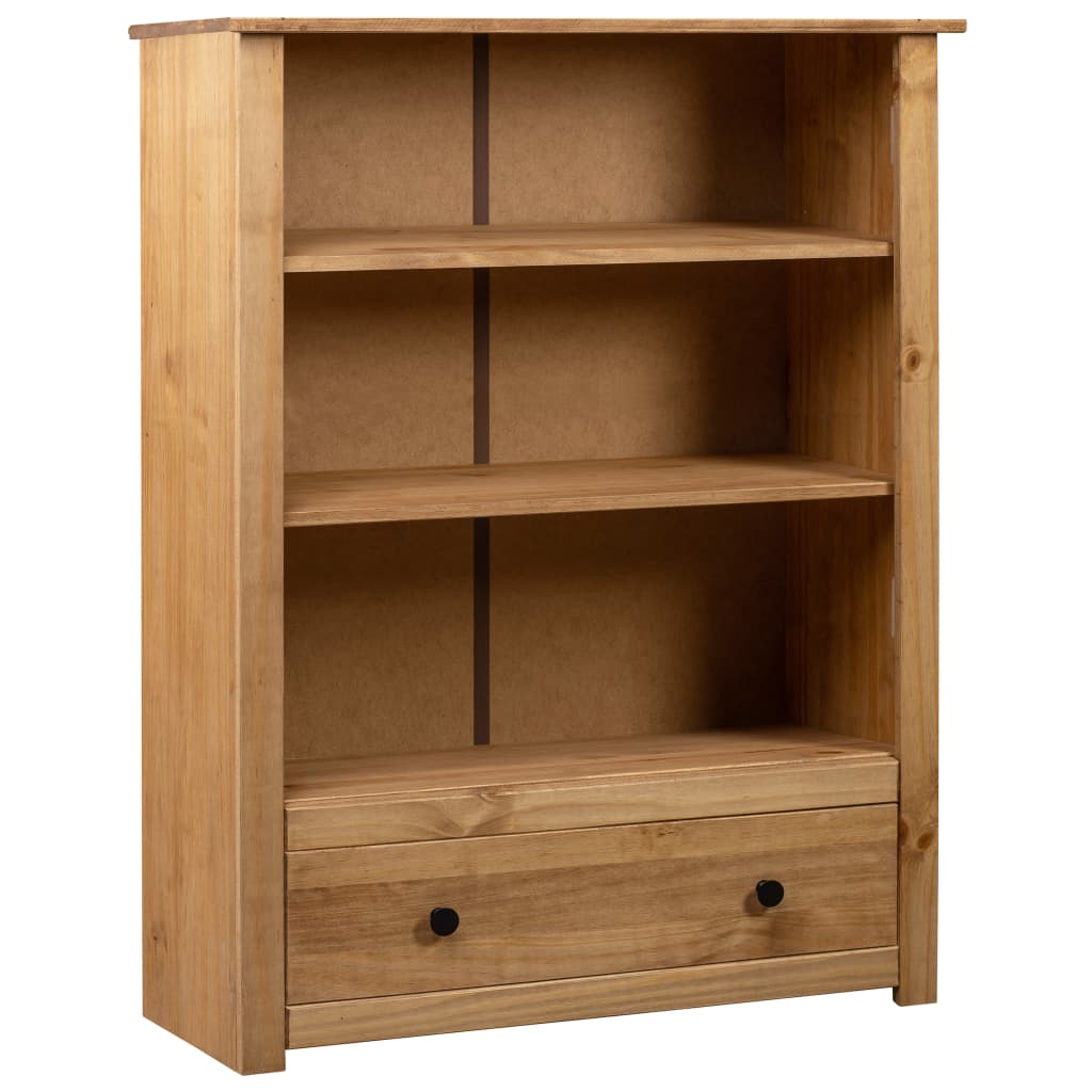 Bibliothèque 80x35x110 cm Bois de pin massif Assortiment Panama - XIOS