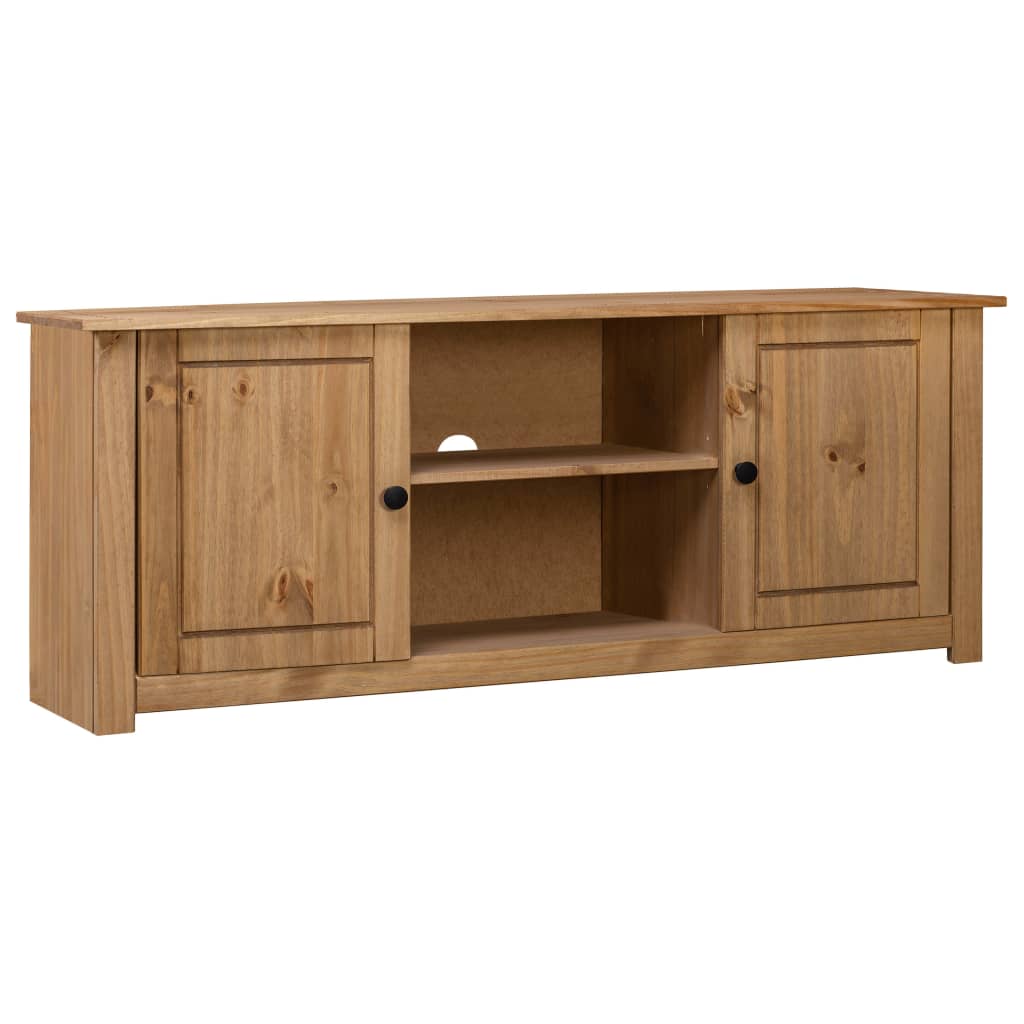Meuble TV 120x40x50 cm Bois de pin massif Gamme Panama - XIOS