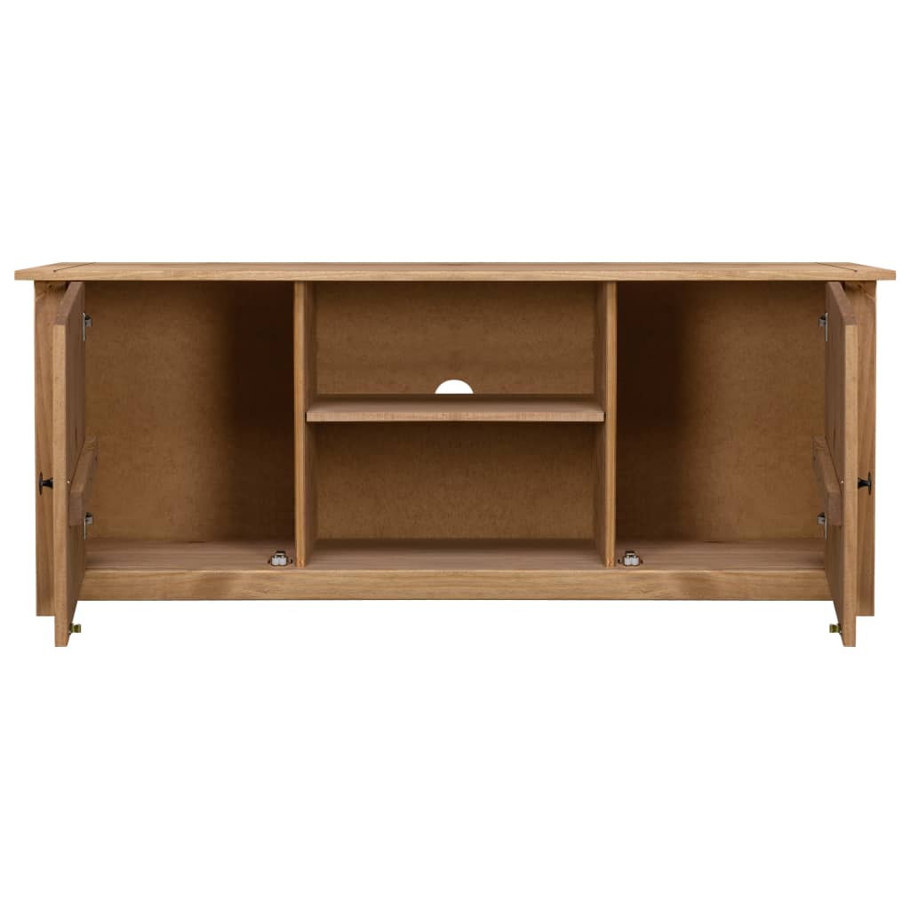 Meuble TV 120x40x50 cm Bois de pin massif Gamme Panama - XIOS