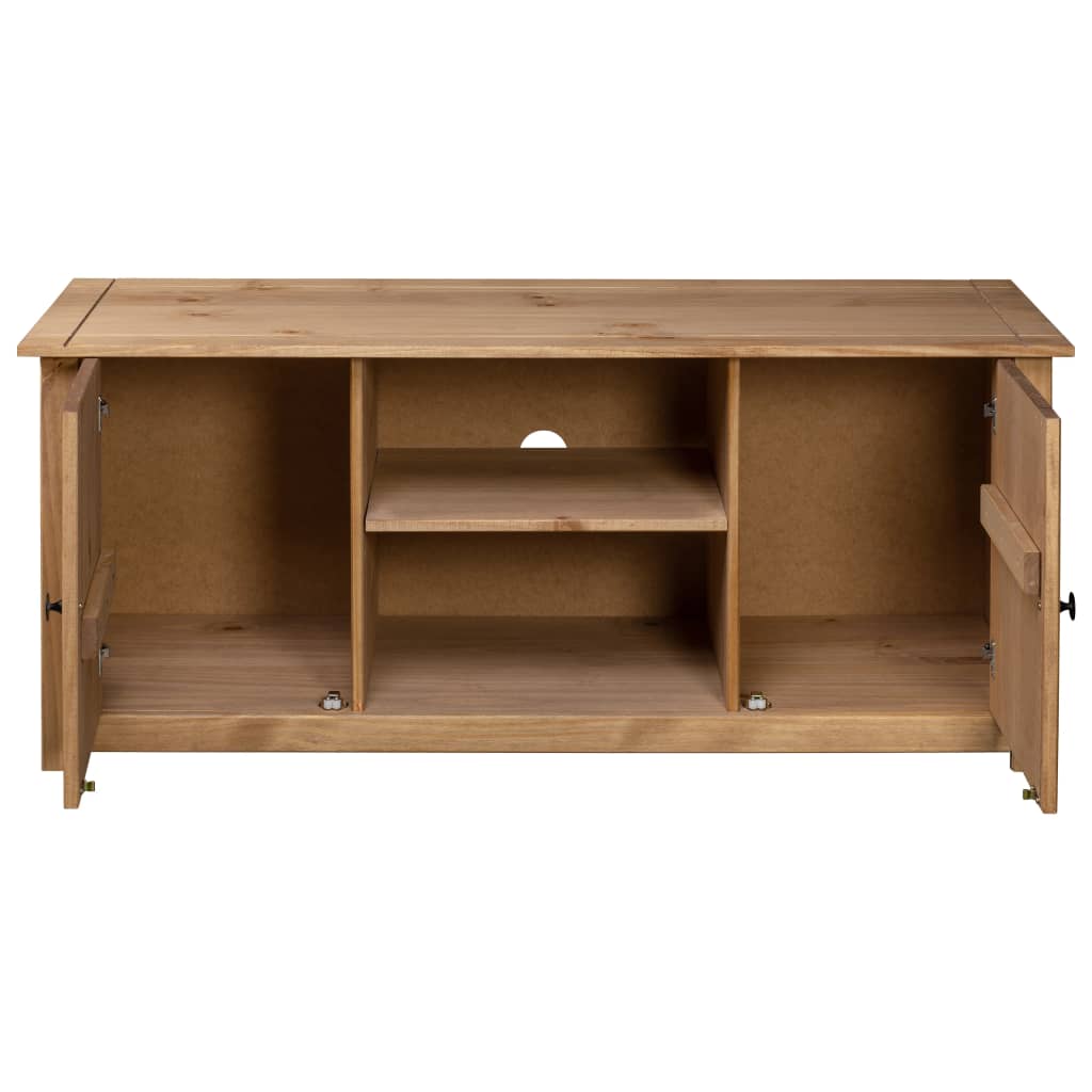 Meuble TV 120x40x50 cm Bois de pin massif Gamme Panama - XIOS
