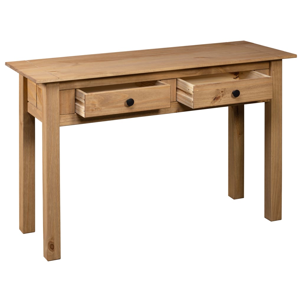 Table console 110x40x72 cm Pin solide Gamme Panama - XIOS