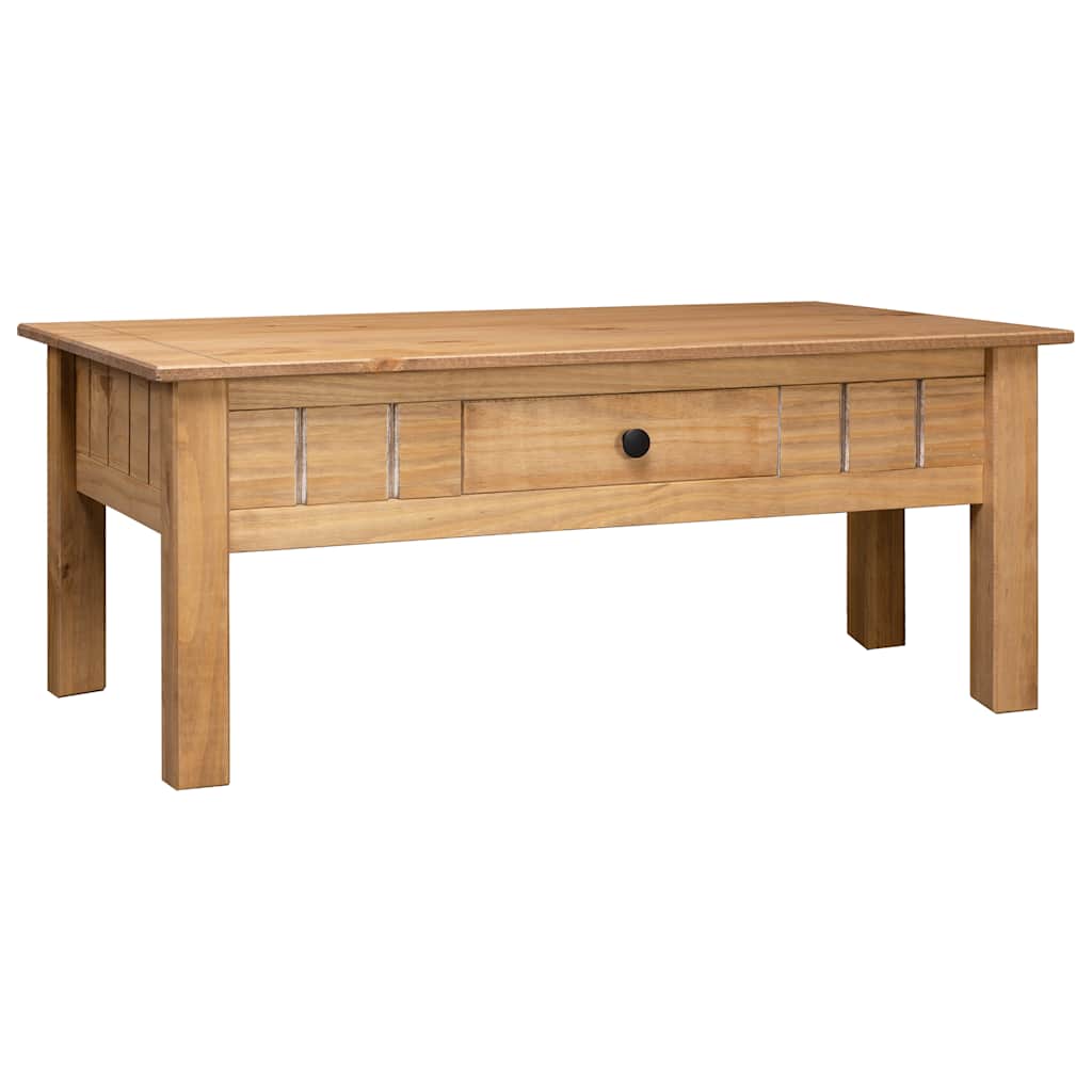 Table basse 100x60x43,5 cm Pin massif Assortiment Panama - XIOS