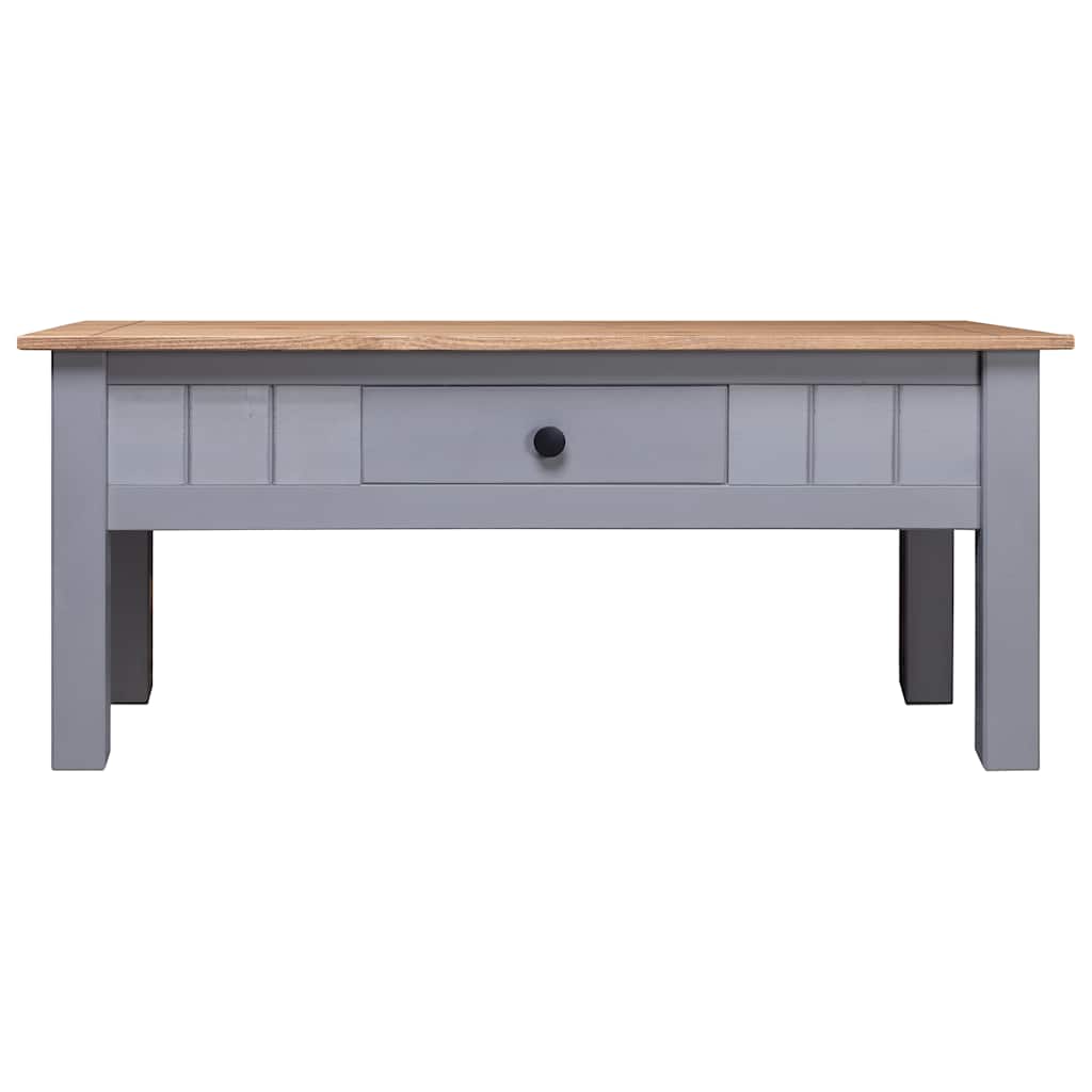 Table basse Gris 100x60x43,5 cm Pin massif Assortiment Panama