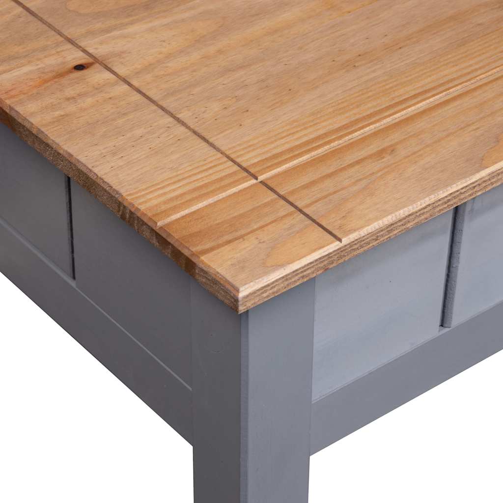 Table basse Gris 100x60x43,5 cm Pin massif Assortiment Panama