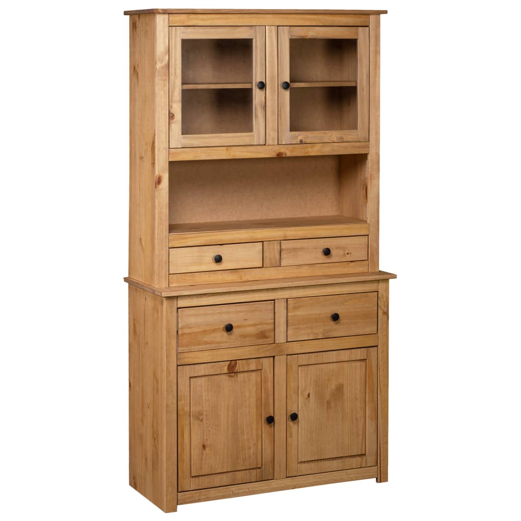 Buffet haut 93x40,5x180 cm Pin Gamme Panama - XIOS