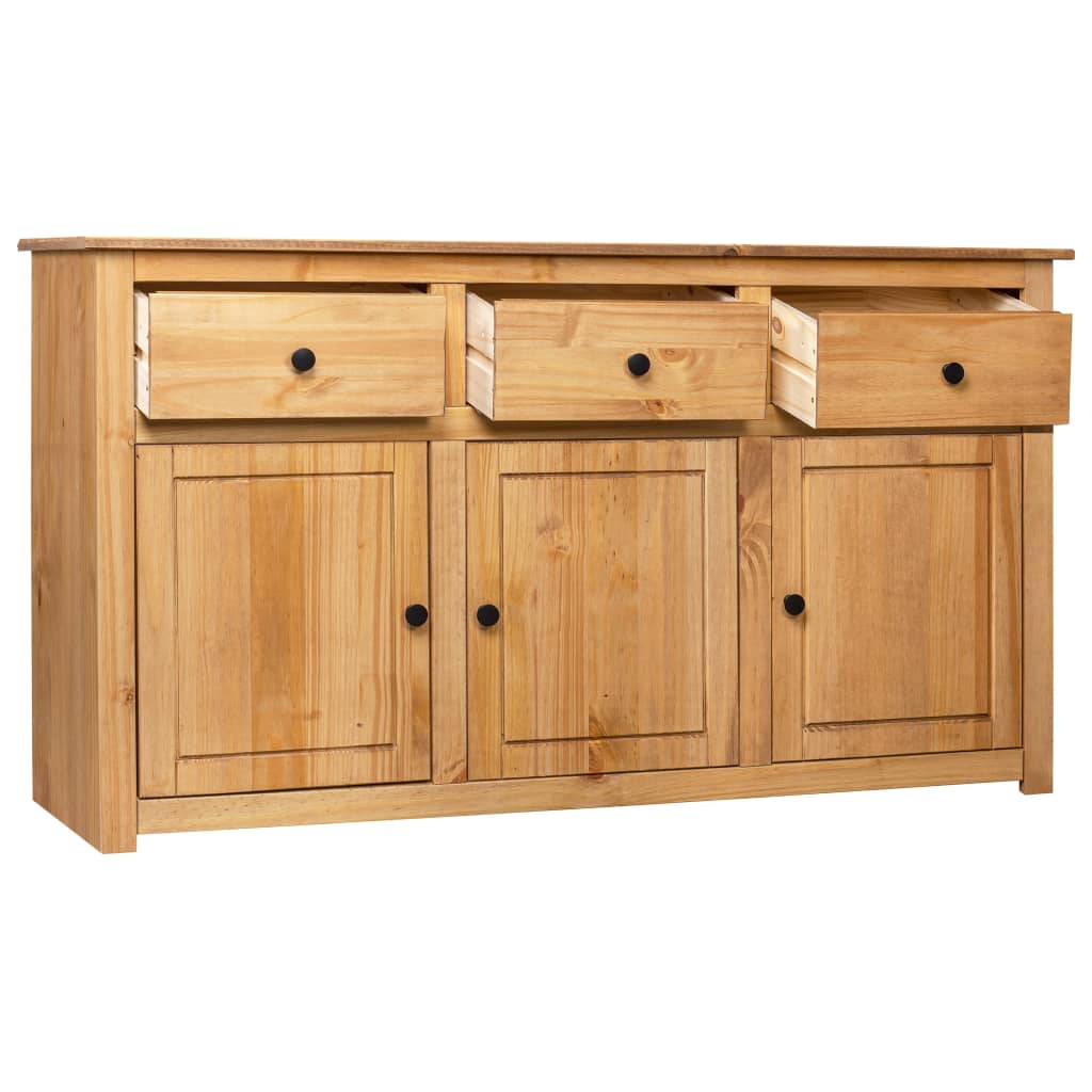 Buffet 135x40x80 cm Pin solide Assortiment Panama - XIOS