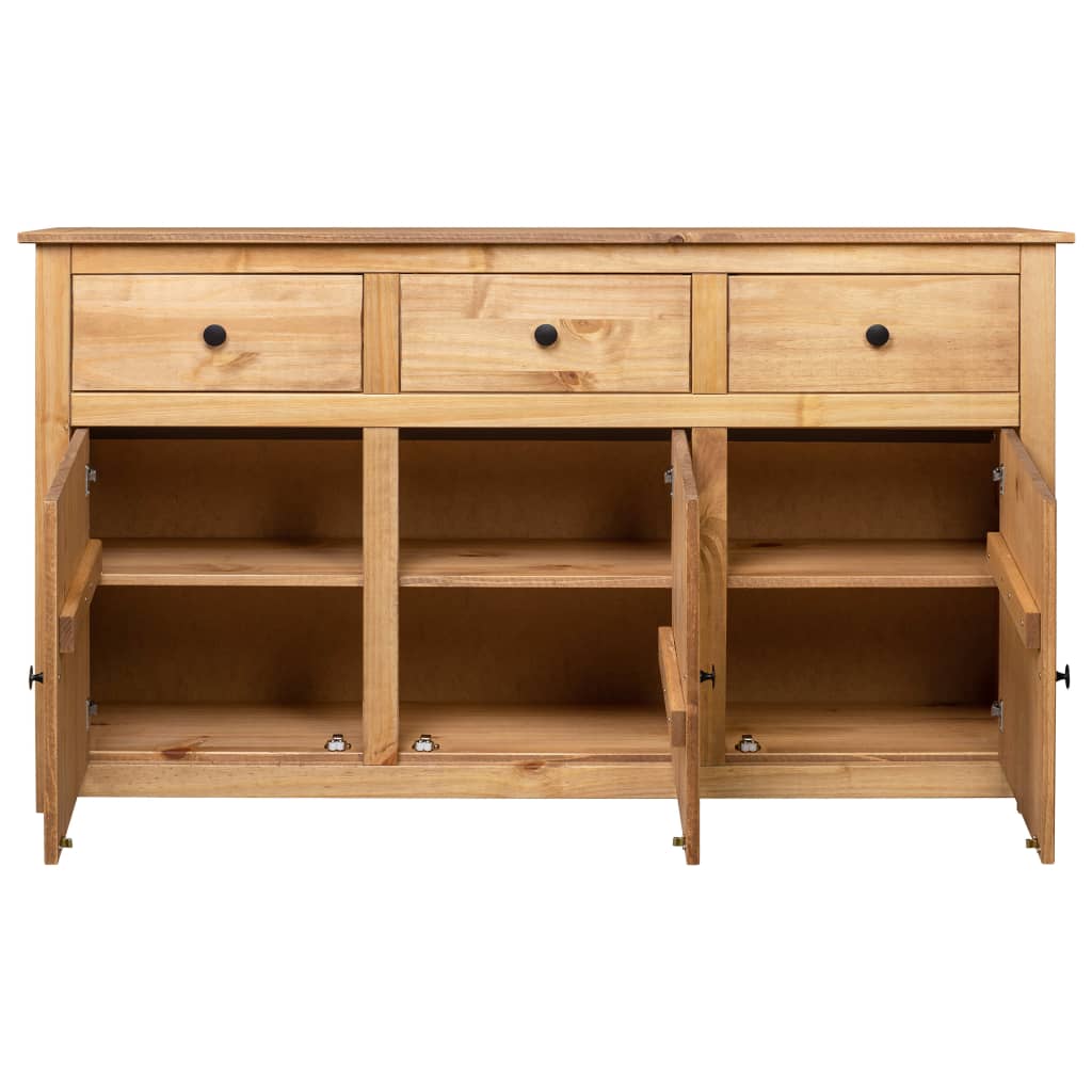 Buffet 135x40x80 cm Pin solide Assortiment Panama - XIOS