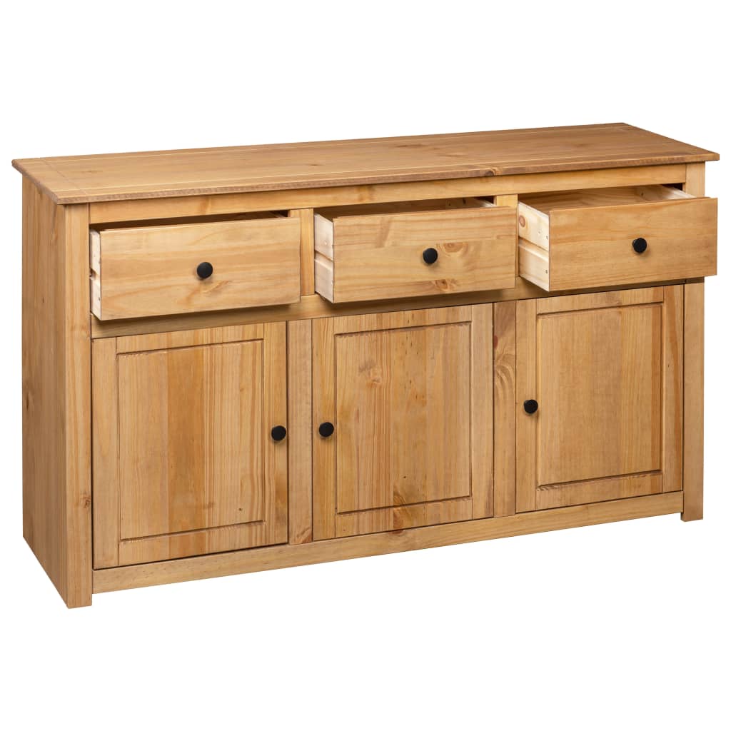 Buffet 135x40x80 cm Pin solide Assortiment Panama - XIOS