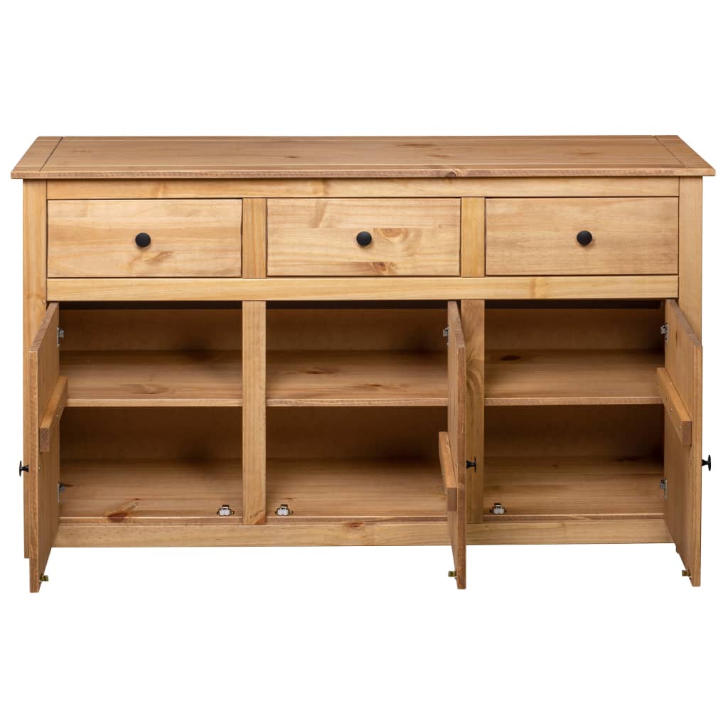 Buffet 135x40x80 cm Pin solide Assortiment Panama - XIOS