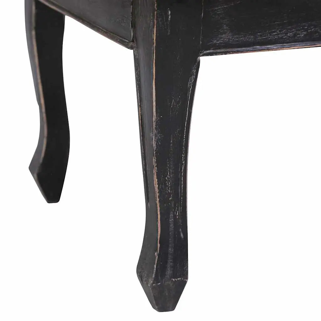Table basse Noir 120x60x45 cm Bois d’acajou massif - XIOS