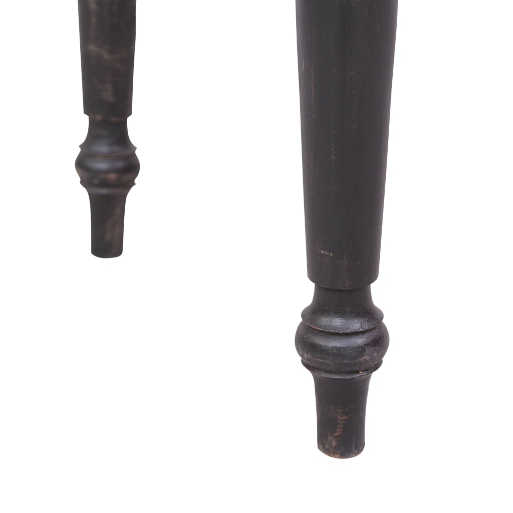 Bureau avec 3 tiroirs 117x57x75 cm bois d'acajou massif - XIOS